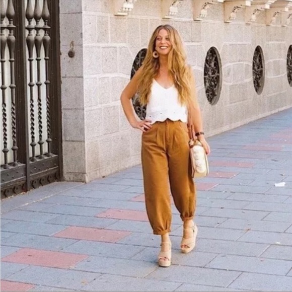 Zara BLOGGERS FAV paperbag jeans - Picture 5 of 7